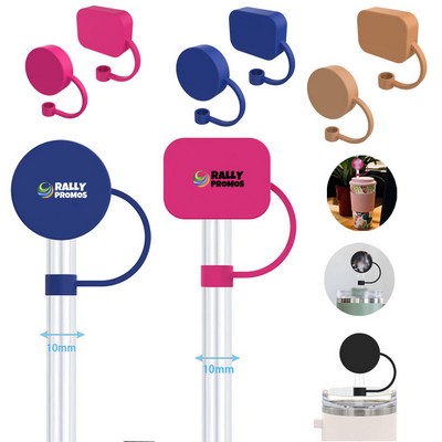 Dust-proof Cap Silicone Straw Toppers Straw Cover